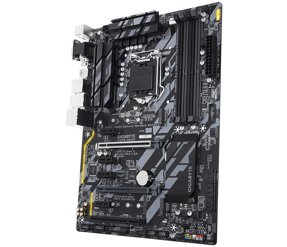 Gigabyte z370 hd3 какие процессоры поддерживает